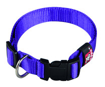 Collar de nylon regulable color purpura mediano-grande talla 35 ARPPE 1 ud. Collar de nylon regulable color purpura mediano-grande talla 35 ARPPE 1 ud.