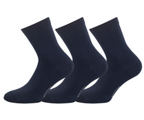 Pack de 3 pares de calcetínes tobilleros para hombre, POMPEA, talla 39/42. Pack de 3 pares de calcetínes tobilleros para hombre, POMPEA, talla 39/42.