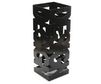 Paragüero negro metálico con diseño Design, 19x52x19cm VERSA Desing. Paragüero negro metálico con diseño Design, 19x52x19cm VERSA Desing.