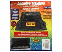 Alfombrilla para maletero de goma de color negro ROLMOVIL Confort. Alfombrilla para maletero de goma de color negro ROLMOVIL Confort.