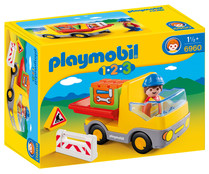 Conjunto de juego Camión de construcción, 1.2.3. PLAYMOBIL. Conjunto de juego Camión de construcción, 1.2.3. PLAYMOBIL.
