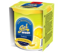 Ambientador en gel para coche en envase de lata y con olor a limón AERON. Ambientador en gel para coche en envase de lata y con olor a limón AERON.