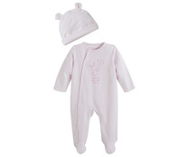Conjunto recién nacido pelele y gorro IN EXTENSO, talla 46. Conjunto recién nacido pelele y gorro IN EXTENSO, talla 46.