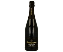 Cava semiseco DELAPIERRE ETIQUETA NEGRA botella de 75 cl. Cava semiseco DELAPIERRE ETIQUETA NEGRA botella de 75 cl.