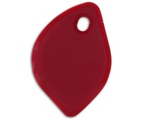 Espátula de repostería fabricada en silicona de color rojo AUCHAN. Espátula de repostería fabricada en silicona de color rojo AUCHAN.