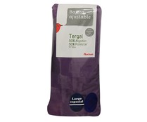 Sábana bajera ajustable 58% algodón 42% poliéster color morado 90cm. AUCHAN. Sábana bajera ajustable 58% algodón 42% poliéster color morado 90cm. AUCHAN.