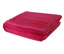 Toalla de ducha 100% algodón, 480g/m² de densidad, color rosa fucsia ACTUEL. Toalla de ducha 100% algodón, 480g/m² de densidad, color rosa fucsia ACTUEL.