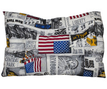Colchoneta acolchada rectangular 60 X 80 para mascotas New York AGB Colchoneta acolchada rectangular 60 X 80 para mascotas New York AGB