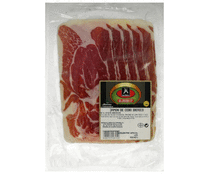 Jamón ibérico de cebo (50% raza ibérica), cortado en lonchas MAFRESA 80 gr. Jamón ibérico de cebo (50% raza ibérica), cortado en lonchas MAFRESA 80 gr.