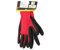 Guantes de trabajo de nylon, protección hasta medio dorso, talla 8 AUCHAN. Guantes de trabajo de nylon, protección hasta medio dorso, talla 8 AUCHAN.