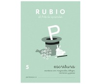 Cuadernillo de actividades de Lengua, Escritura 5, Mayúsculas, 6-8 años RUBIO. Cuadernillo de actividades de Lengua, Escritura 5, Mayúsculas, 6-8 años RUBIO.