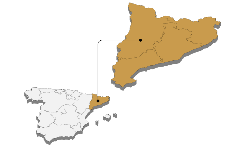Mapa Cataluña