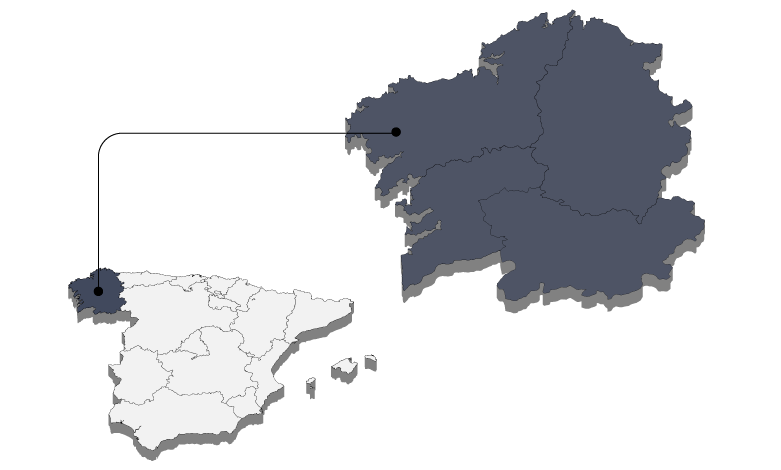 Mapa Galicia