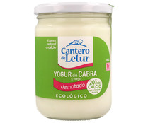 Yogur de cabra ecológico CANTERO DE LETUR 420 gr.