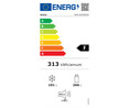 Frigorífico combi WINIA WRN-BV400NPW, clasificación energética: F, H: 201cm, 60cm, F: 65cm, capacidad total: 361L.