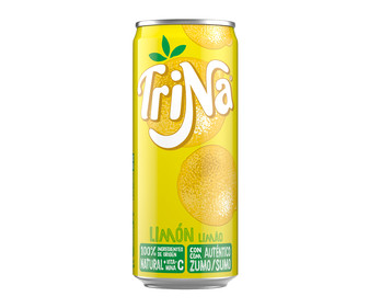 Refresco de limón TRINA lata de 33 cl. Refresco de limón TRINA lata de 33 cl.