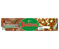 Masa fina y esponjosa, para pizza familiar rectangular BUITONI 385 g.
