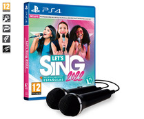 Let's Sing 2022 para Playstation 4 con 2 micrófonos incluidos. Género: musical. PEGI: +12.