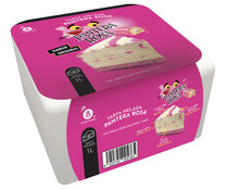 Tarta helada de bizcocho con helado de sabor a Pantera rosa LA IBENSE 1892 1 l.