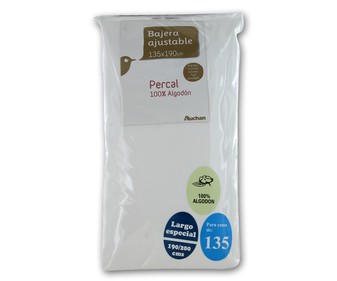 Sábana bajera ajustable 135 centímetros Sábana bajera ajustable 135 centímetros