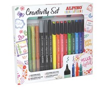 Set de 20 rotuladores de diferentes tamaños y colores, Set Creativo Color Experience ALPINO.