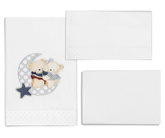 Tríptico minicuna, color gris, PISPAS. Tríptico minicuna, color gris, PISPAS.