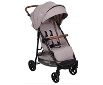 Silla de paseo desde los 0 meses hasta 15kg, color beige, ASALVO Manchester.