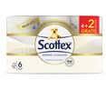 Papel higiénico ph neutro SCOTTEX DERMO CUIDADO 6 uds. 
