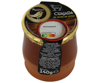 Cuajada de leche de oveja ALCAMPO GOURMET 140 g. Cuajada de leche de oveja ALCAMPO GOURMET 140 g.