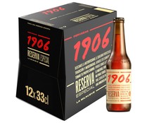 Cervezas Reserva Especial 1906 pack de 12 botellines de 33 cl.