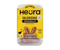 Salchichas vegetales a base de proteína de soja HEÜRA 4 uds.