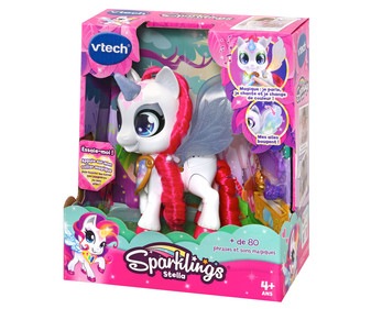 Unicornio interactivo Maquillaje mágico Kidi Sparklings VTECH. Unicornio interactivo Maquillaje mágico Kidi Sparklings VTECH.