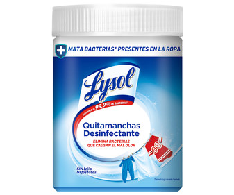Quitamanchas desinfectante LYSOL 450 g. Quitamanchas desinfectante LYSOL 450 g.