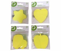 Notas adhesivas disponible en formas surtidas, PRODUCTO ALCAMPO.