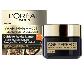 Crema de día revitalizante con SPF 30 L´ORÉAL PARIS Age perfect 50 ml.