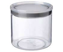 Bote de cocina transparente con tapa de cierre hermético, libre de BPA, 1 litro de capacidad, TATAY.