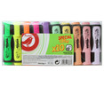 Pack de 10 marcadores flúor,  PRODUCTO ALCAMPO.