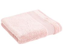 Toalla lisa de lavabo en color rosa, 650 g/m². ACTUEL.