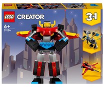 Juego de construcciones 3 en 1 Robot Invencible con 159 piezas, LEGO CREATOR 31124.