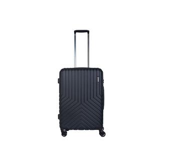 Maleta mediana de policarbonato de 65 cm y 8 ruedas de color gris oscuro, AIRPORT ALCAMPO. Maleta mediana de policarbonato de 65 cm y 8 ruedas de color gris oscuro, AIRPORT ALCAMPO.
