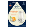 Ambientador eléctrico aparato Pure Happiness (naranja + neroli) GLADE AROMATHERAPY 20 ml.