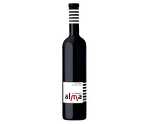 Vino tinto roble con denominación de origen Vinos de Madrid ALMA botella de 75 cl.