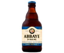 Cerveza Belga ABBAYE D'AULNE Cuveé Royale botella 33 cl.