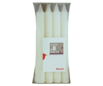 Velas decorativas 8 unidades Velas decorativas 8 unidades