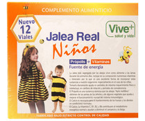 Complemento alimenticio de jalea real para niños VIVE PLUS 12 uds.