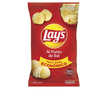 Patatas  fritas lisas con sal LAY'S Al punto de sal bolsa de 265 g.