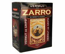 Vermouth rojo de grifo ZARRO box de 3 l.