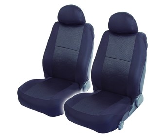 Juego de fundas para los asientos delanteros, de alta calidad con apertura para los airbag, modelo Lux, 2 piezas, color negro/gris ROLMOVIL 1 unidad. Juego de fundas para los asientos delanteros, de alta calidad con apertura para los airbag, modelo Lux, 2 piezas, color negro/gris ROLMOVIL 1 unidad.