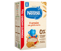 Papilla de 8 cereales con galleta María a partir de 6 meses NESTLÉ 725 g.