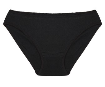 Braga baja de algodón RMC, color negro, talla XL. Braga baja de algodón RMC, color negro, talla XL.